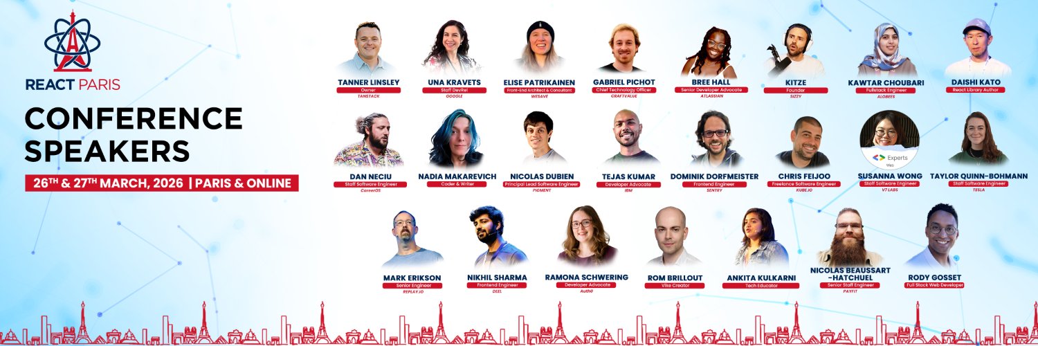 React Paris Conf' -by- BeJS's banner