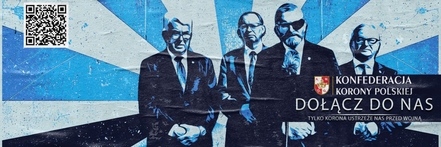 Grzegorz Braun's banner