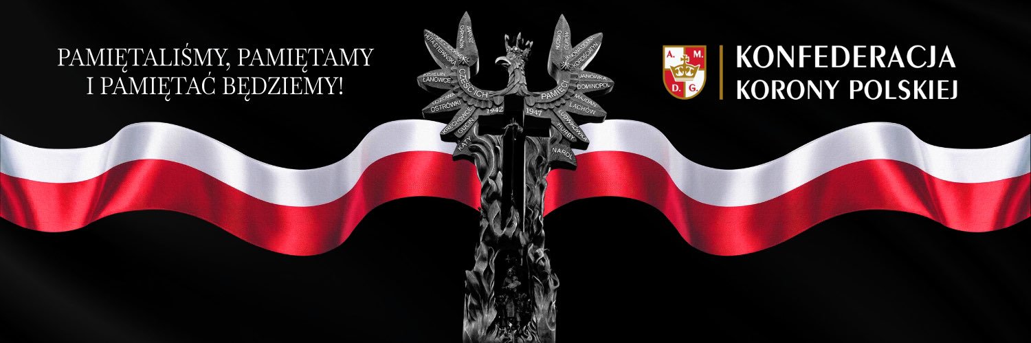 Grzegorz Braun's banner