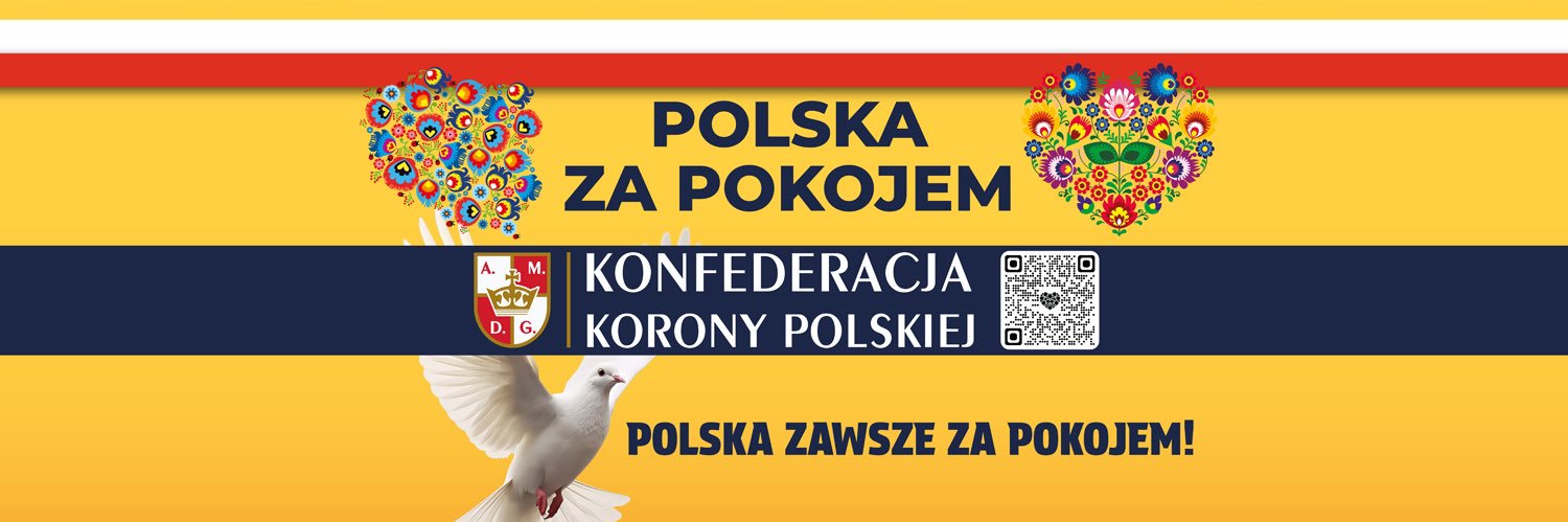 Grzegorz Braun's banner