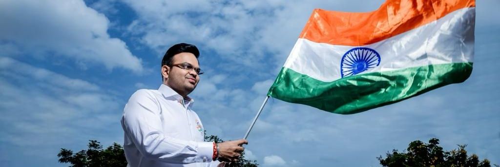 Jay Shah's banner