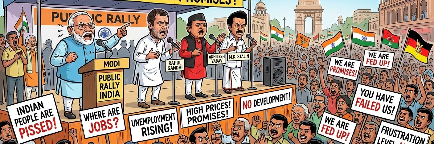 Reservation Hatao Andolan's banner