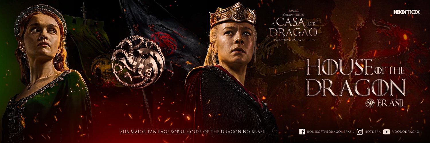 House of the Dragon Brasil's banner