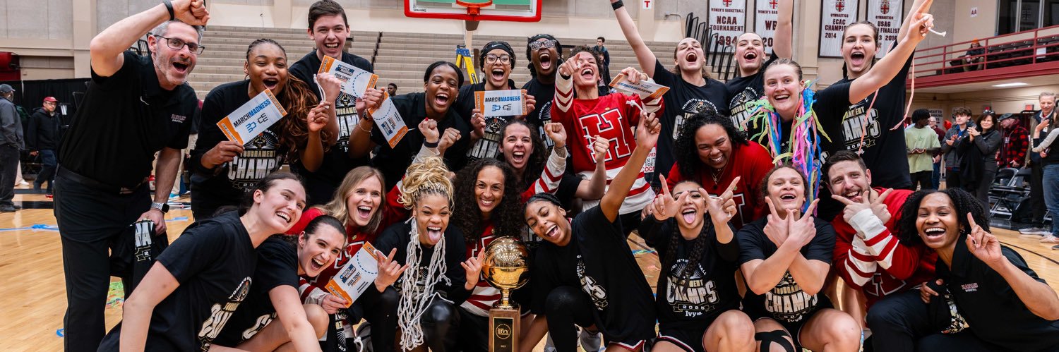 Harvard Women's Basketball's banner