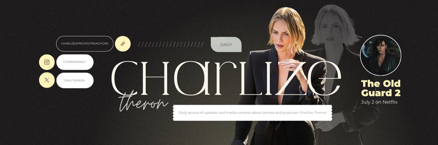 Charlize Theron Daily's banner