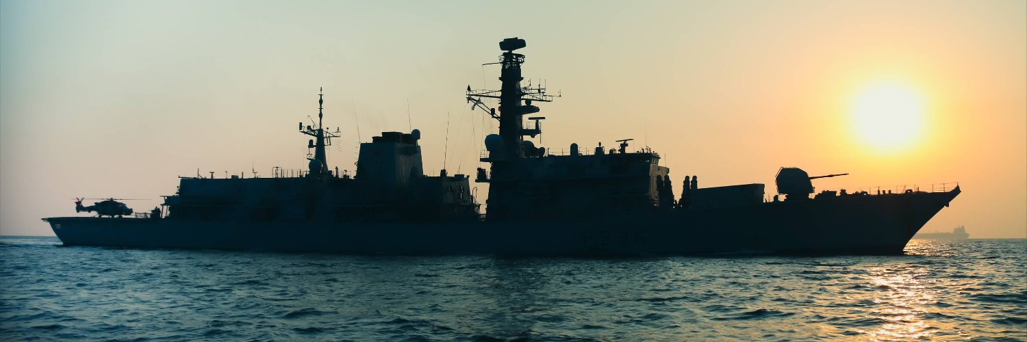 HMS MONTROSE's banner