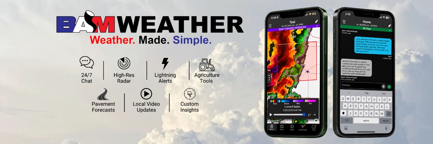 BAM Weather's banner