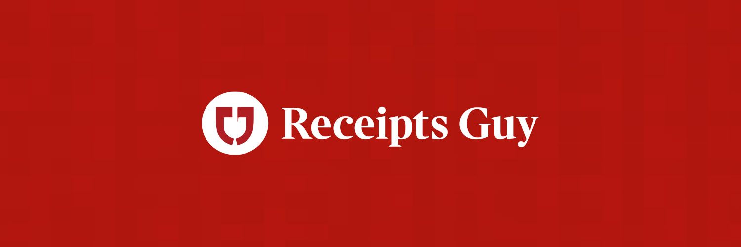Receipts Guy's banner