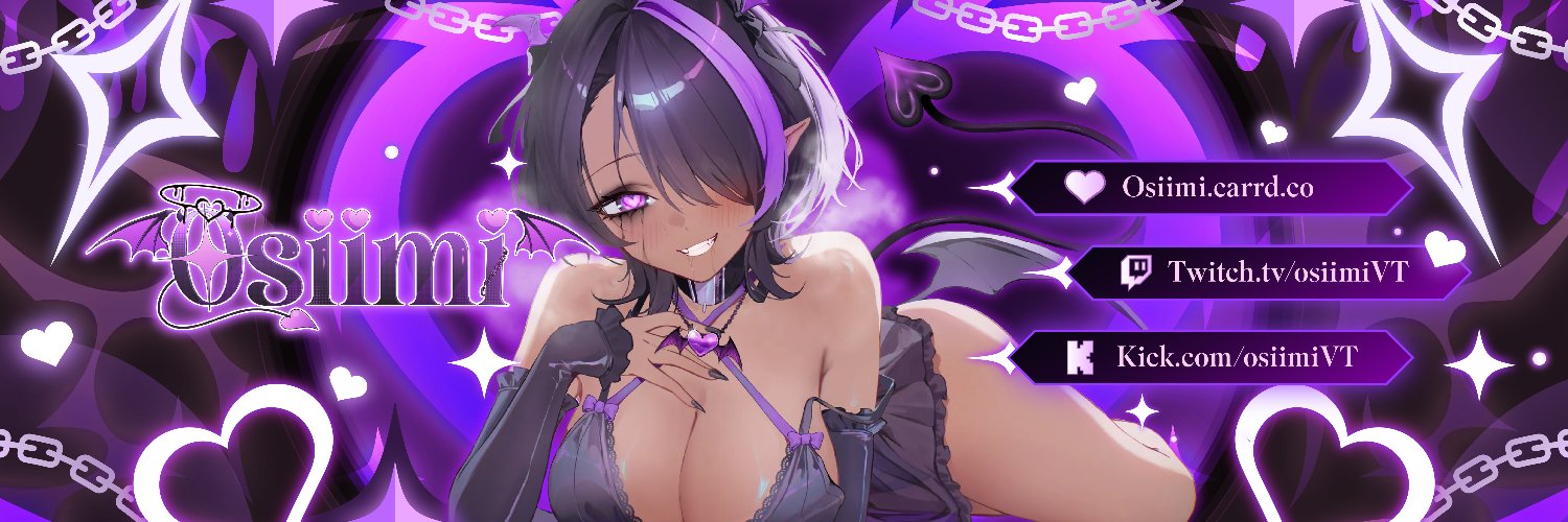 Osiimi '💜'↝ Succubus Vtuber's banner
