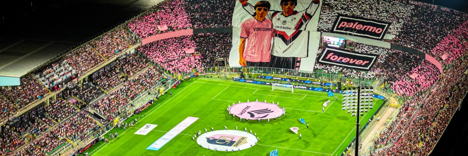 Palermo F.C.'s banner