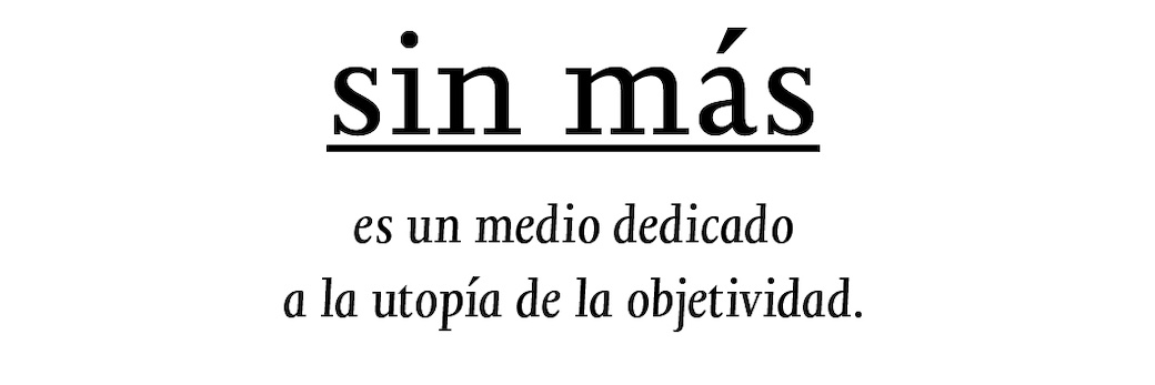 Sin más's banner
