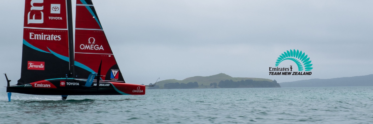 Emirates Team New Zealand's banner