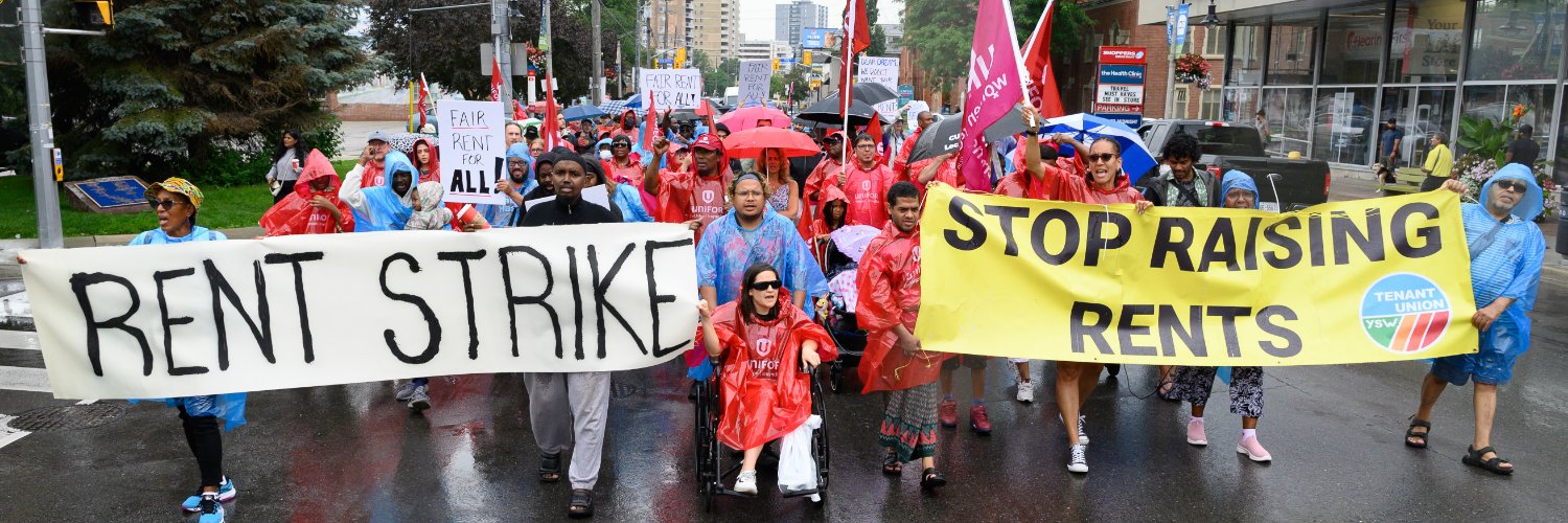 Toronto Tenant Union's banner