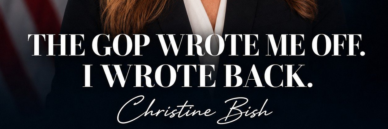Christine Bish's banner