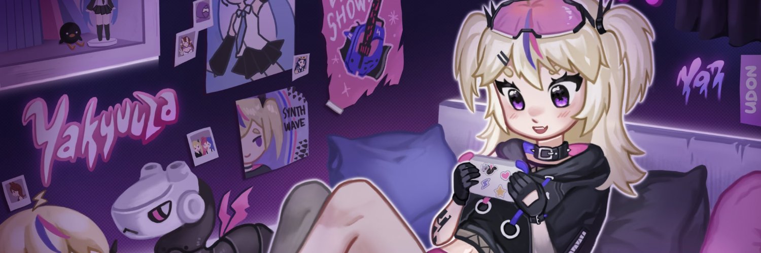 Kyuuon⚡️Cyberpunk Vtuber × Live2D Rigger 👾's banner