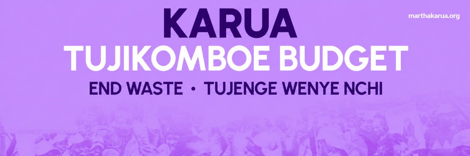 Martha Karua's banner
