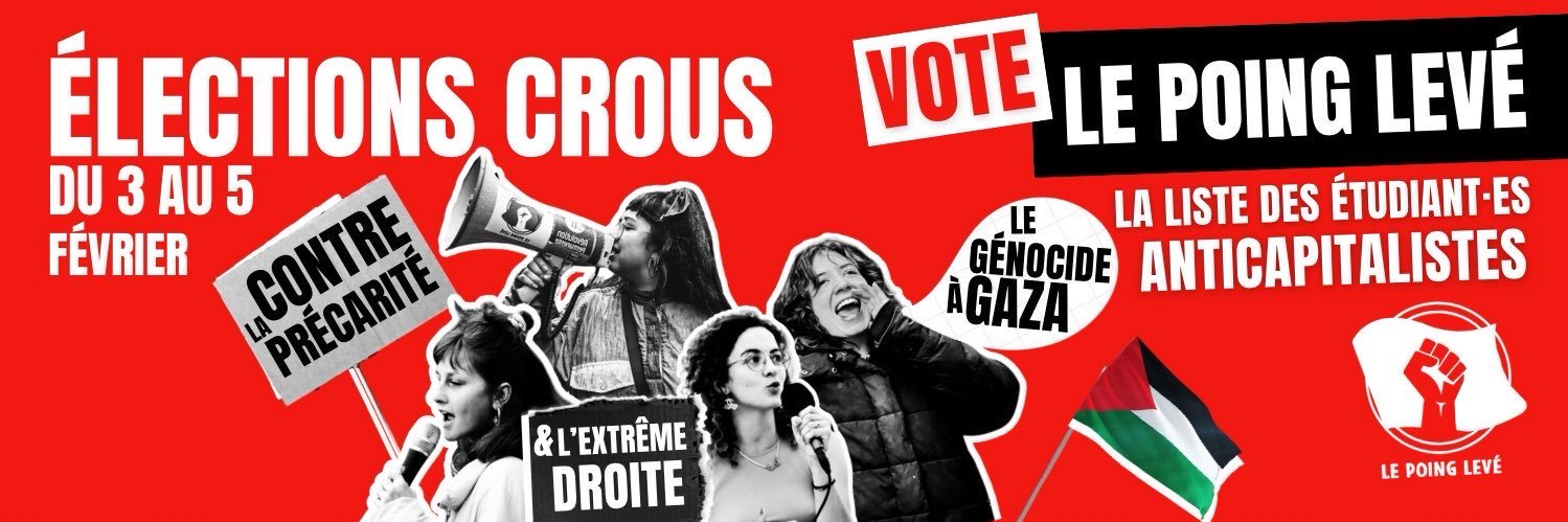 Le Poing Levé Paris 1's banner