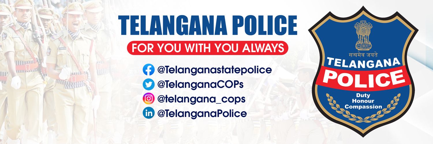 Telangana Police's banner