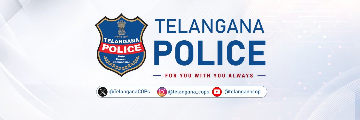 Telangana Police's banner