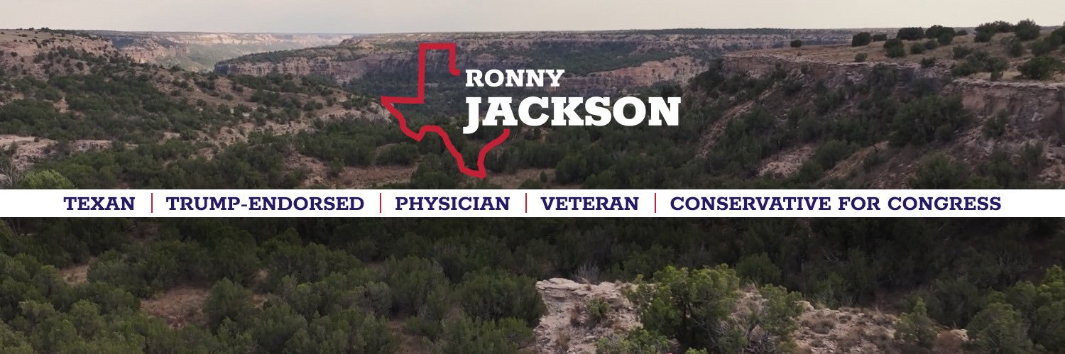 Ronny Jackson's banner