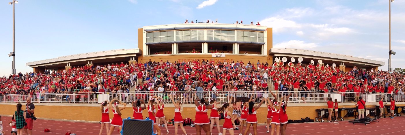 Kirkwood Football's banner