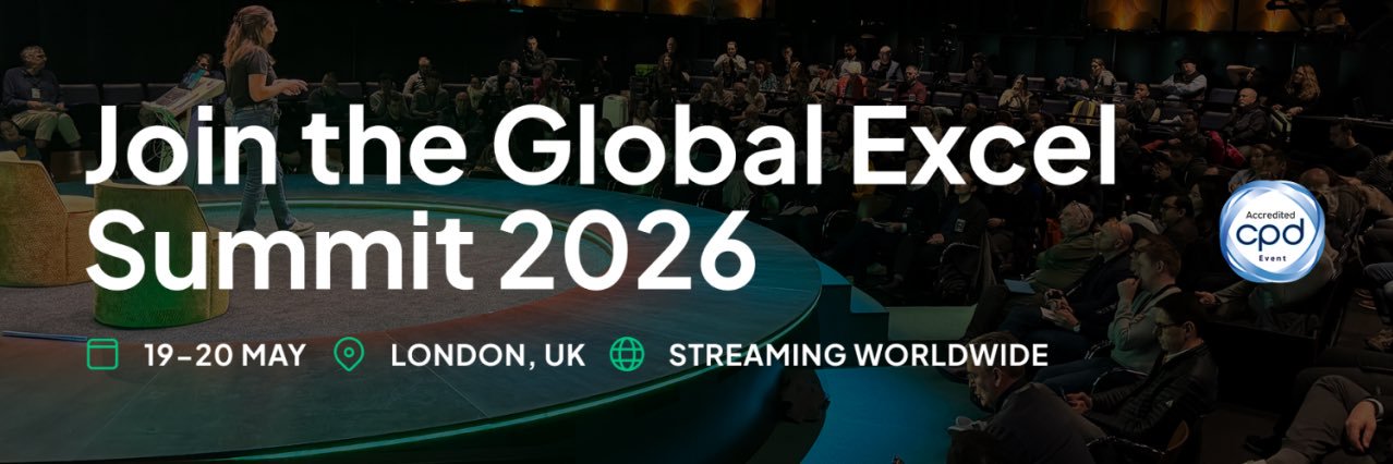 Global Excel Summit's banner