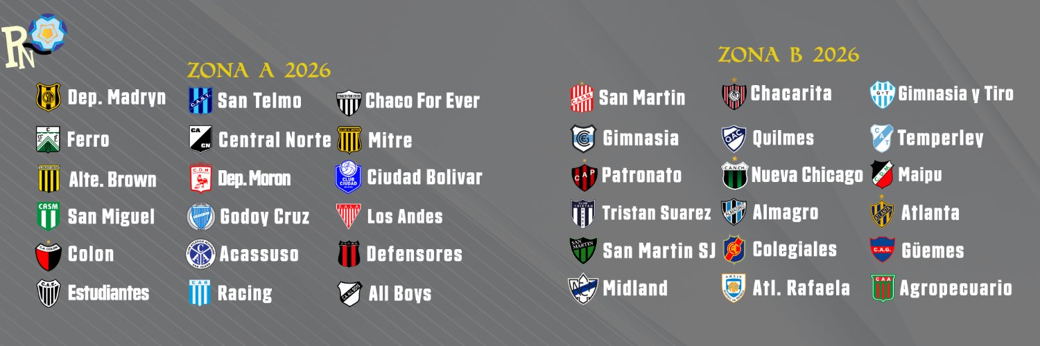 Primera Nacional's banner