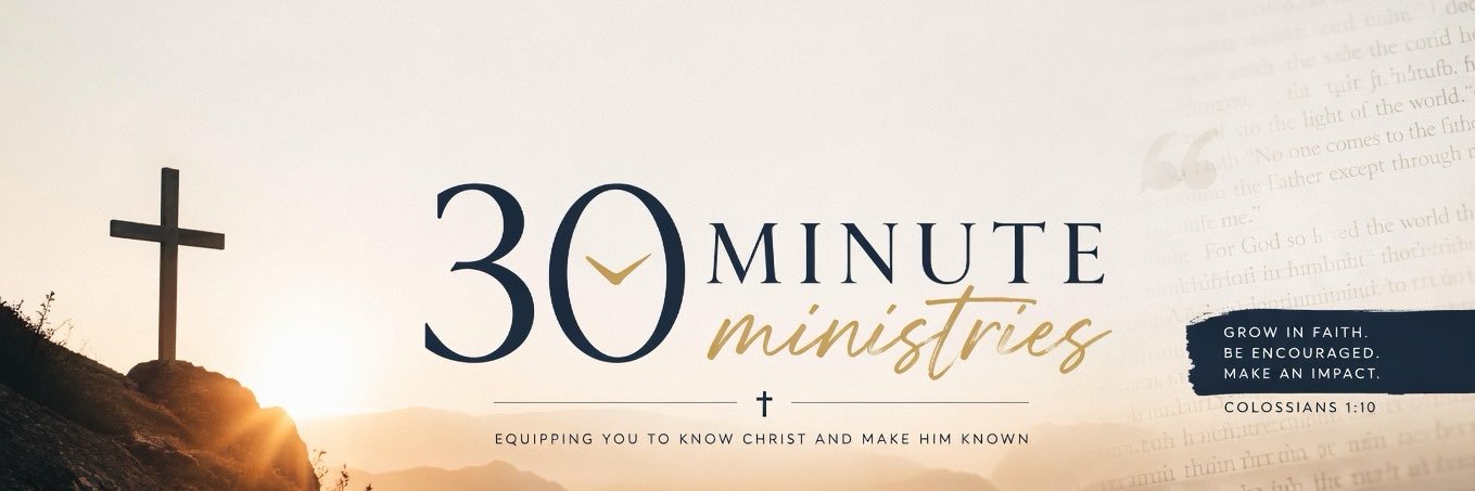 30MinuteMinistries ✞'s banner