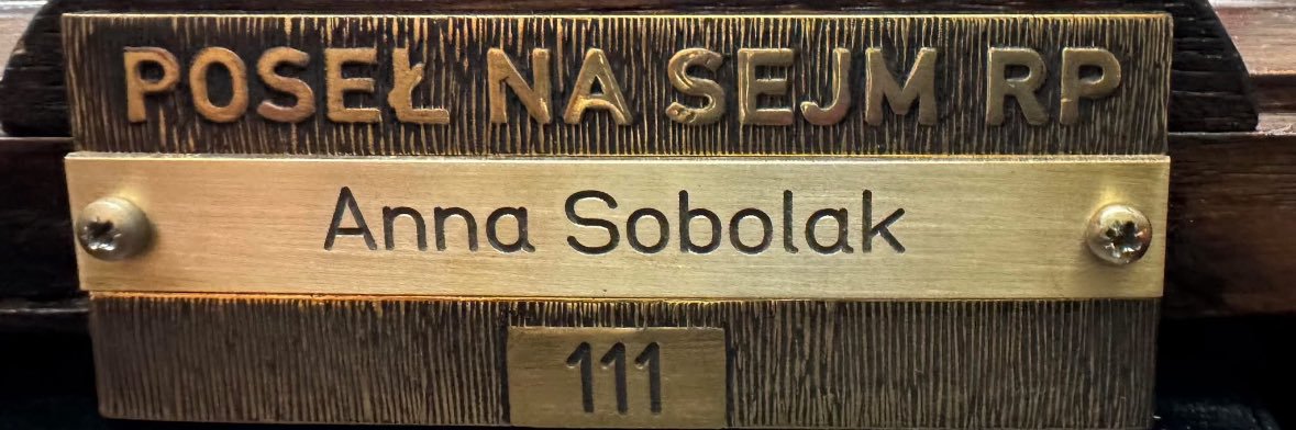 Anna Sobolak – Posłanka na Sejm RP's banner