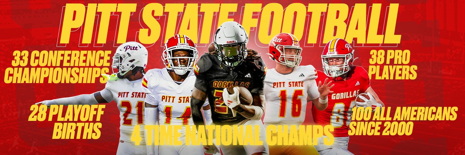 Pitt State Football's banner