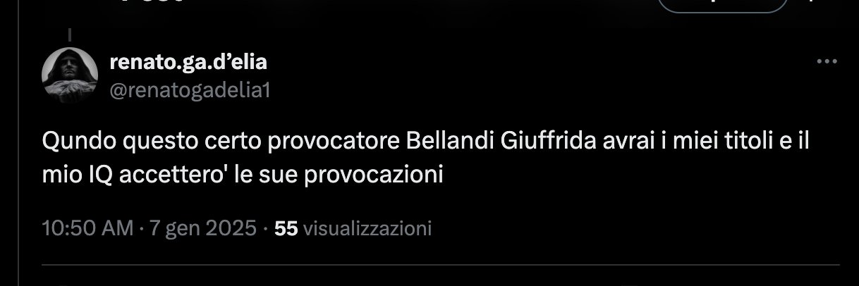 Marco Bellandi Giuffrida's banner