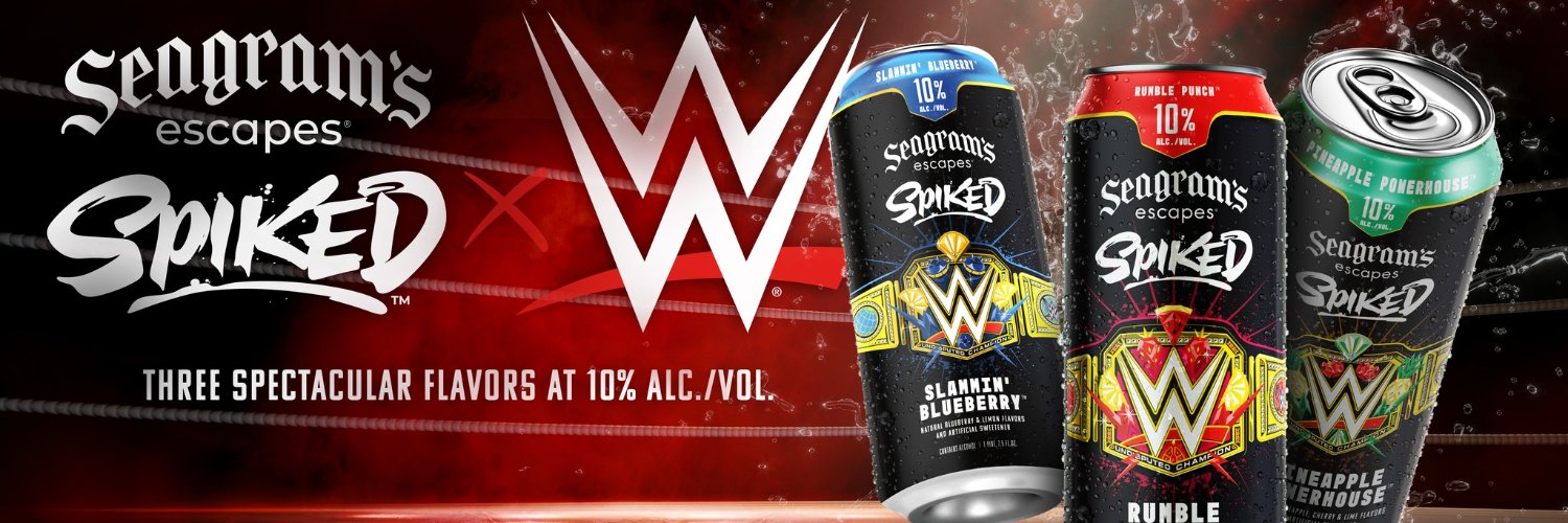 Seagram's Spiked's banner