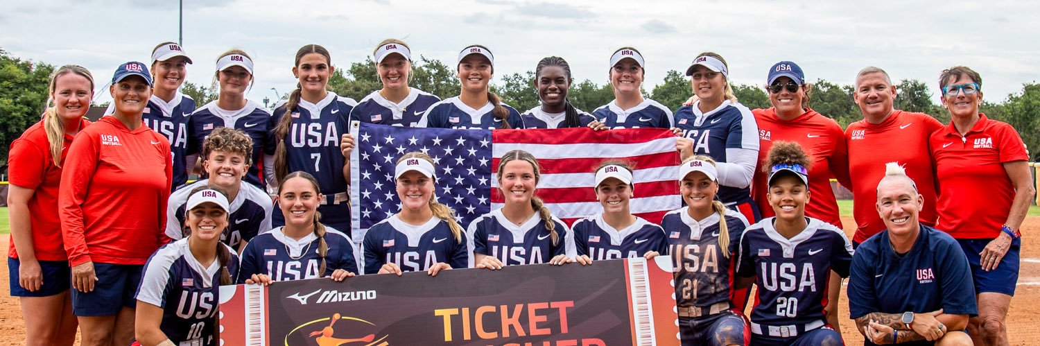 USA Softball Junior Women’s National Team's banner