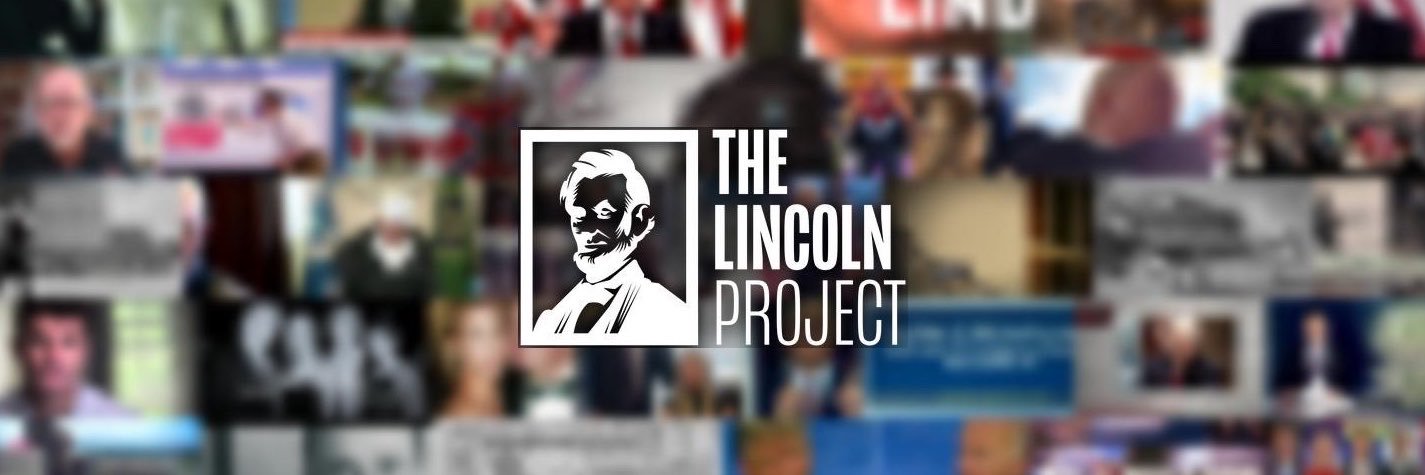 The Lincoln Project's banner