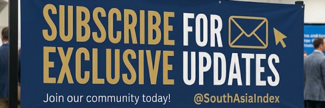 South Asia Index's banner