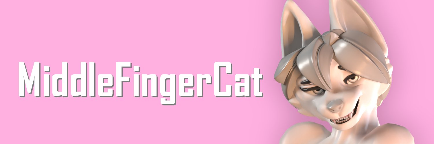 MiddleFingerCat 🔞's banner