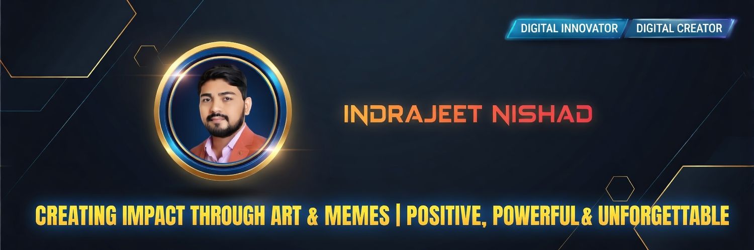 Indrajeet Nishad's banner