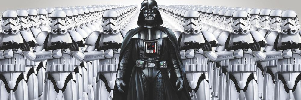 Darth is Vader's banner