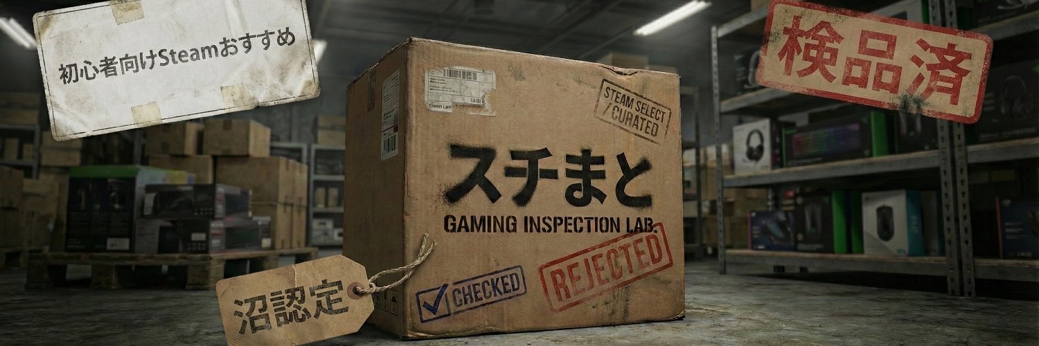 スチまと / STEAMおすすめゲーム新作など紹介🎮 Steam's banner