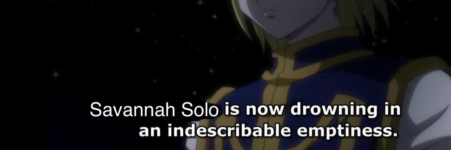 Savannah Solo's banner