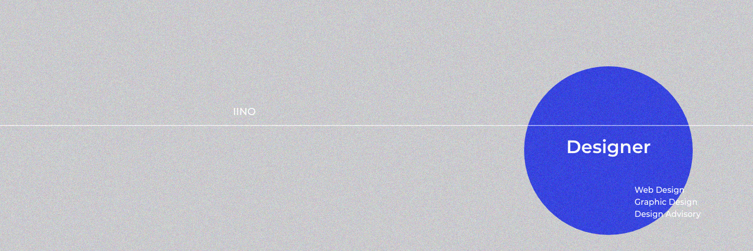 いいの | デザイナー's banner