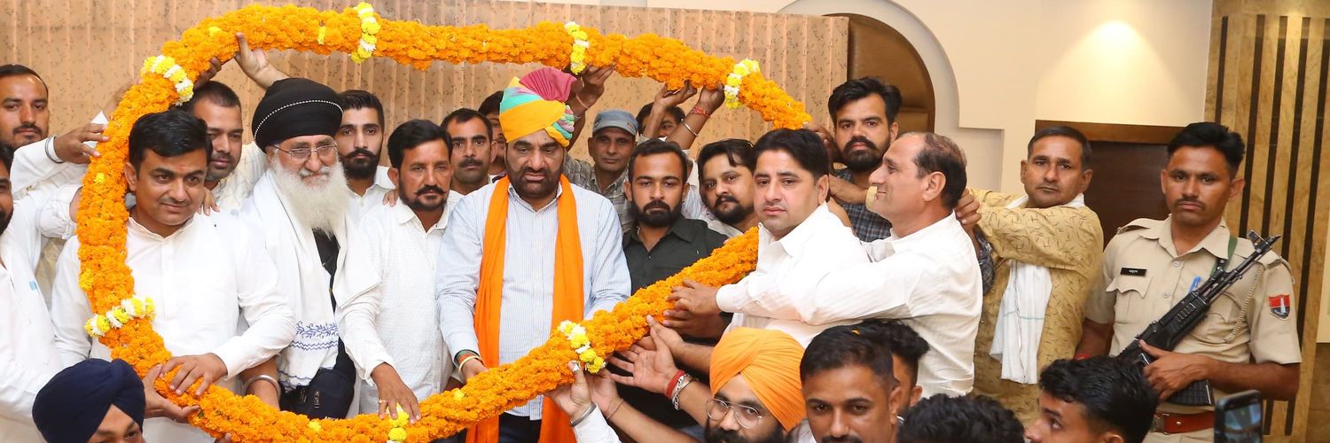Ritesh Beniwal RLP's banner