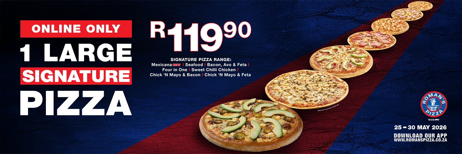 Roman's Pizza's banner