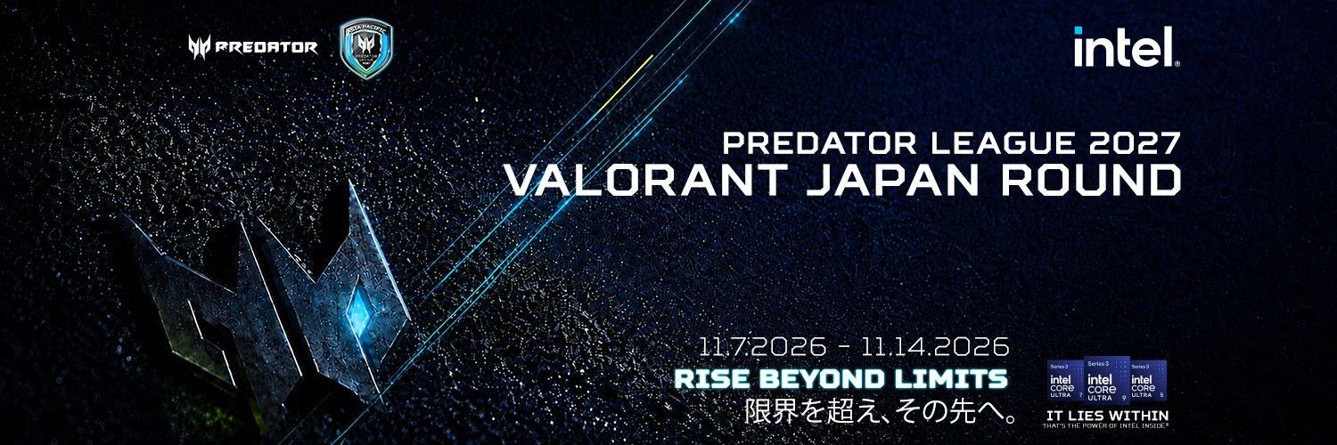 Predator Gaming JPN🧸@AcerPlayMaster's banner