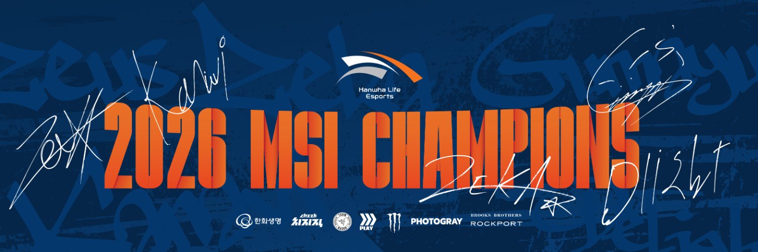 Hanwha Life Esports's banner