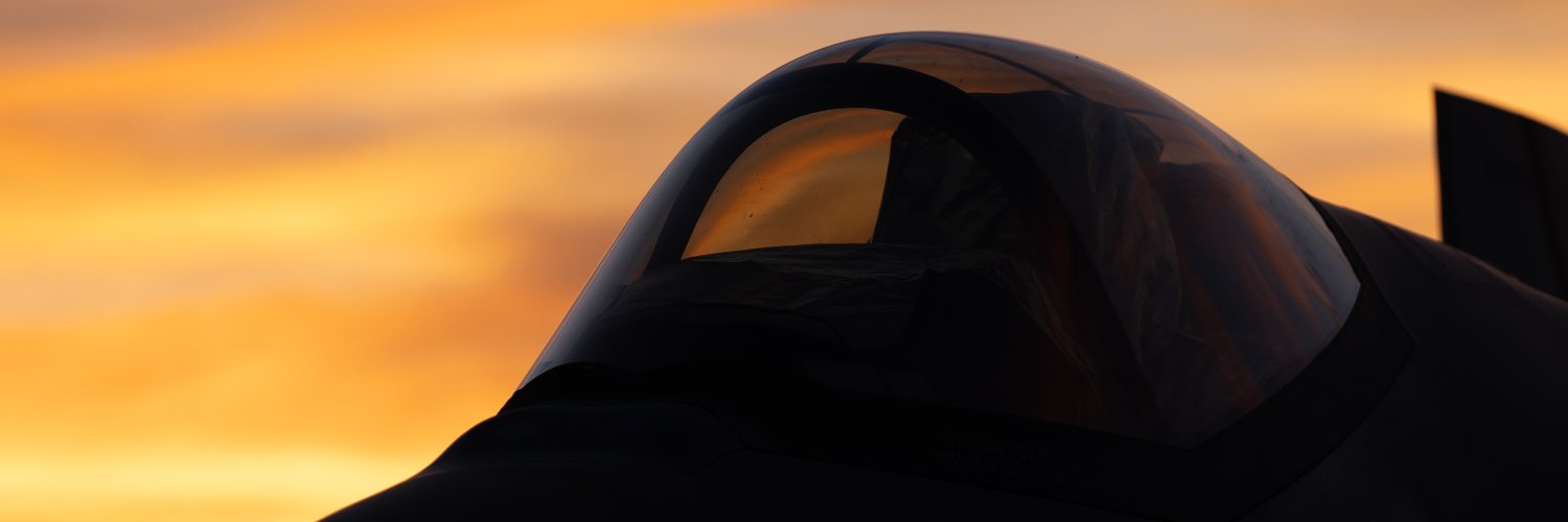F-35A Demonstration Team's banner