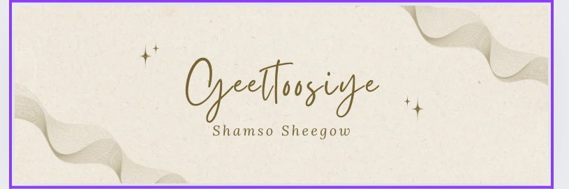 Shamso Intisaar Shegow's banner