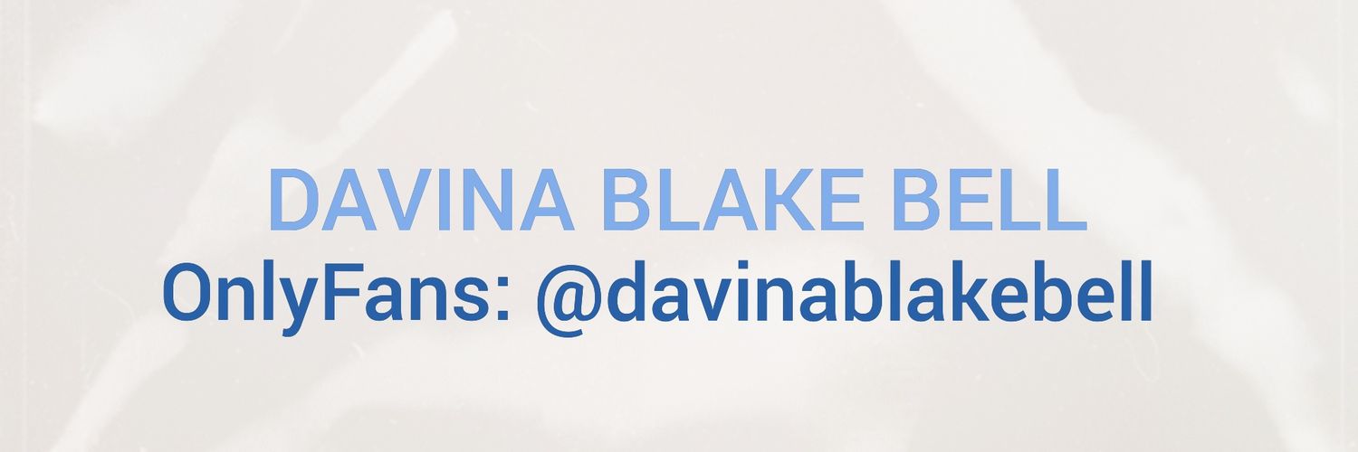 Davina Blake Bell's banner