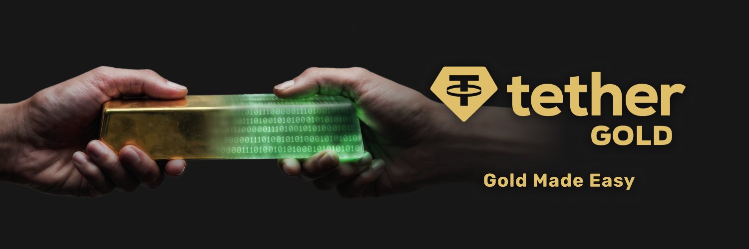 Tether Gold's banner