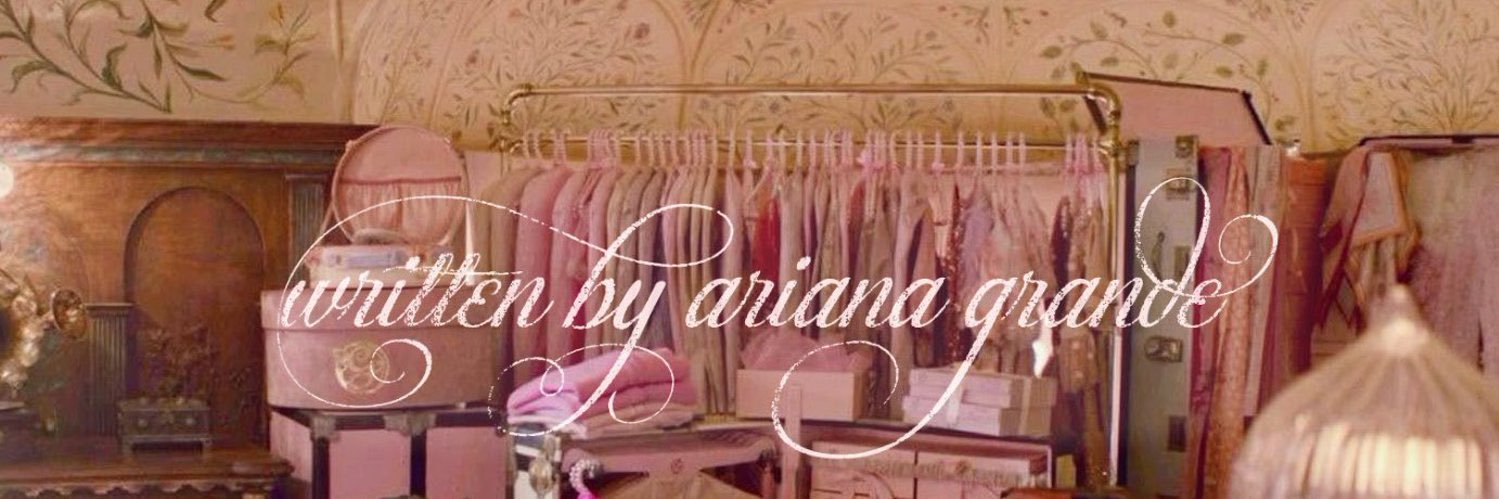 mel 🎀ꕤ saw ariana's banner